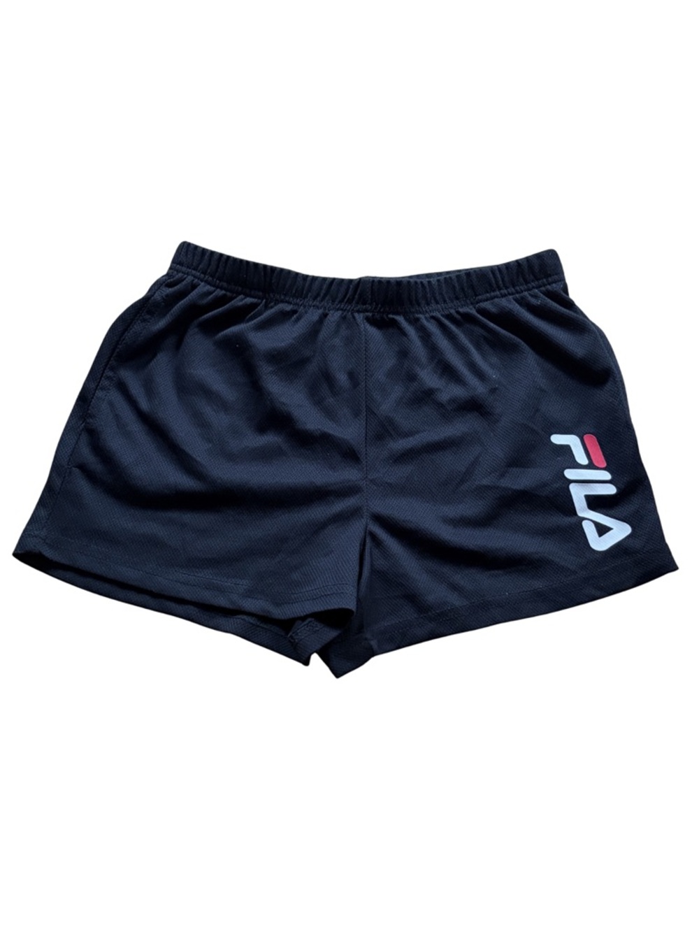 Fila Navy Athletic Shorts with Logo